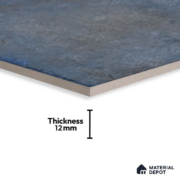Stone Floor Tile TL 10360 Treviso Turquoise 2 ft x 2 ft Matte Finish Anti Skid Vitrified Tile - 12 mm | Suitable for Balcony, Terrace & Coutyard