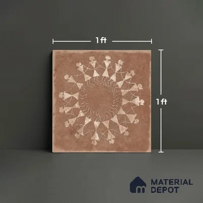Stone Look TL 10369 H Anti Skid Tile Floor Tile 1 ft x 1 ft Vitrified Matte Finish - 12 mm