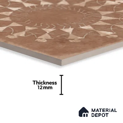Stone Look TL 10369 H Anti Skid Tile Floor Tile 1 ft x 1 ft Vitrified Matte Finish - 12 mm