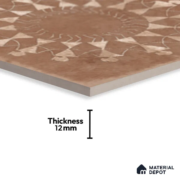 Stone Look TL 10369 H Anti Skid Tile Floor Tile 1 ft x 1 ft Vitrified Matte Finish - 12 mm