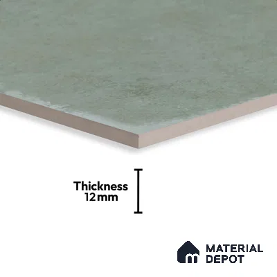 Stone Floor Tile TL 10369 Ruby Mint 2 ft x 2 ft Matte Finish Anti Skid Vitrified Tile - 12 mm  | Suitable for Balcony, Terrace & Coutyard