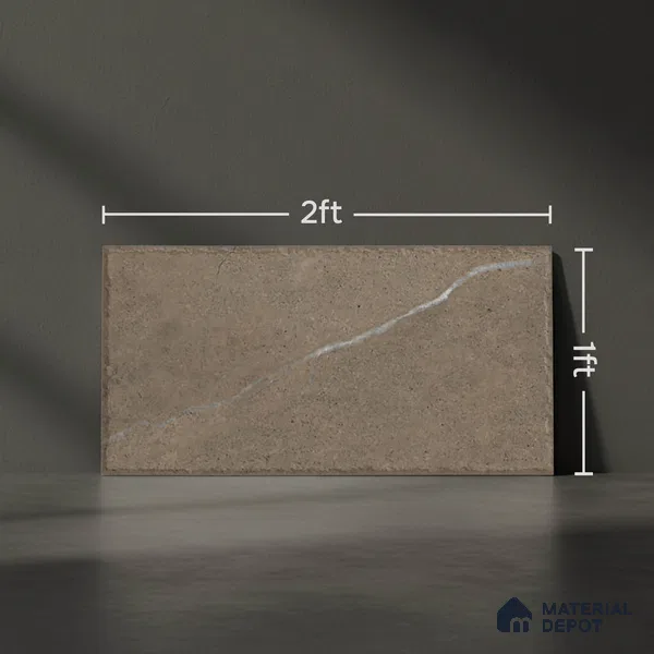 Stone Look TL 10358 B Anti Skid Tile Floor Tile 2 ft x 1 ft Vitrified Matte Finish - 12 mm