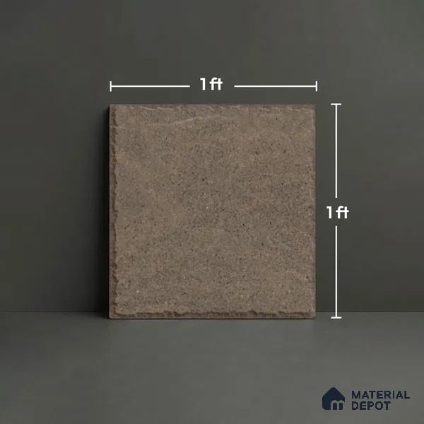 Stone Look TL 10358 C Anti Skid Tile Floor Tile 1 ft x 1 ft Vitrified Matte Finish - 12 mm