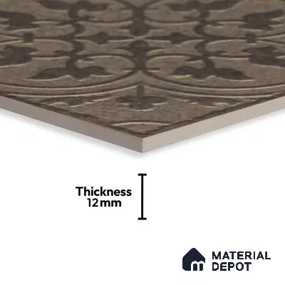 Stone Look TL 10358 D Anti Skid Tile Floor Tile 1 ft x 1 ft Vitrified Matte Finish - 12 mm
