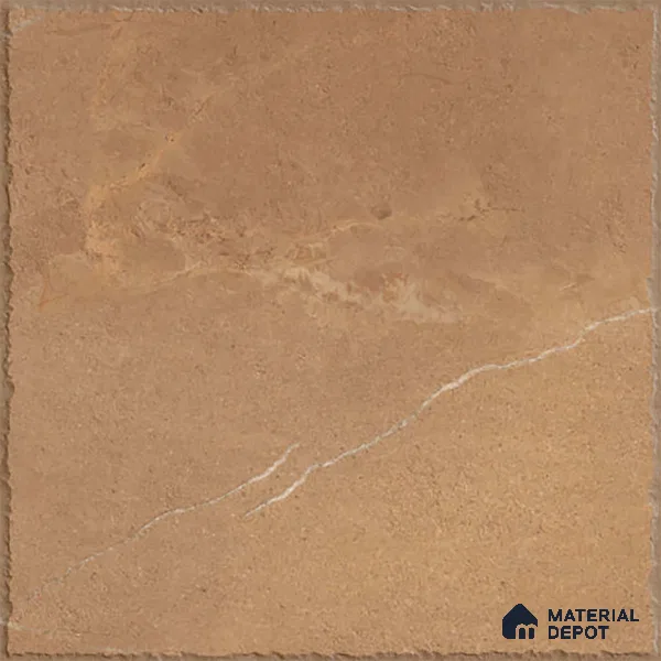 Stone Floor Tile TL 10358 E Blonze Brown 2 ft x 2 ft Matte Finish Anti Skid Vitrified Tile - 12 mm | Suitable for Balcony, Terrace & Coutyard