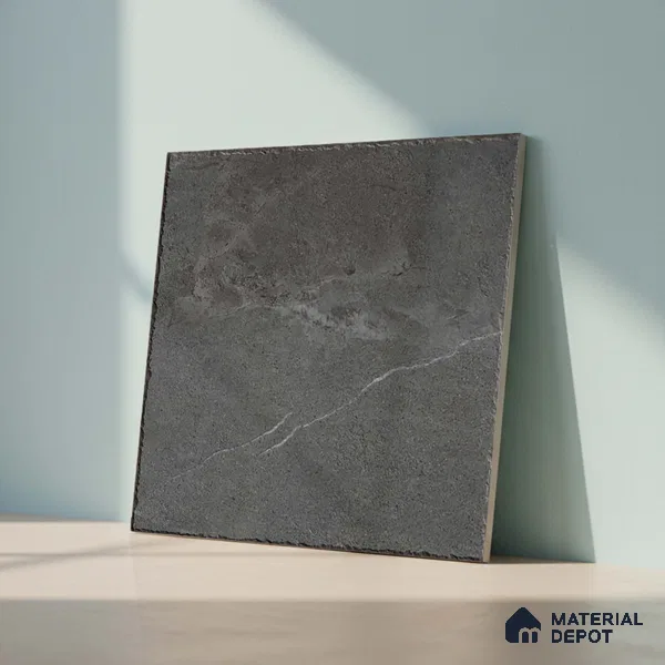 Stone Floor Tile TL 10358 I Blonze Grey 2 ft x 2 ft Matte Finish Anti Skid Vitrified Tile - 12 mm | Suitable for Balcony, Terrace & Coutyard