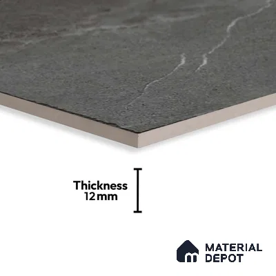 Stone Floor Tile TL 10358 I Blonze Grey 2 ft x 2 ft Matte Finish Anti Skid Vitrified Tile - 12 mm | Suitable for Balcony, Terrace & Coutyard