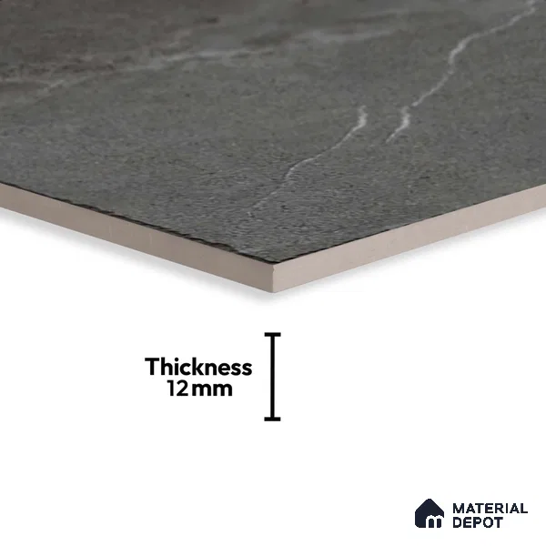 Stone Floor Tile TL 10358 I Blonze Grey 2 ft x 2 ft Matte Finish Anti Skid Vitrified Tile - 12 mm | Suitable for Balcony, Terrace & Coutyard