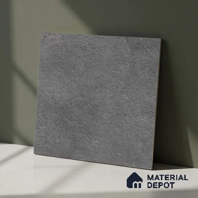 Stone Floor Tile TL 10363 Mezzo Nero 2 ft x 2 ft Matte Finish Anti Skid Vitrified Tile - 12 mm  | Suitable for Balcony, Terrace & Coutyard