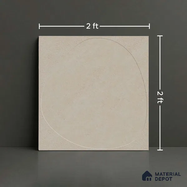 Stone Look TL 10368 Anti Skid Tile Floor Tile 2 ft x 2 ft Vitrified Matte Finish - 12 mm