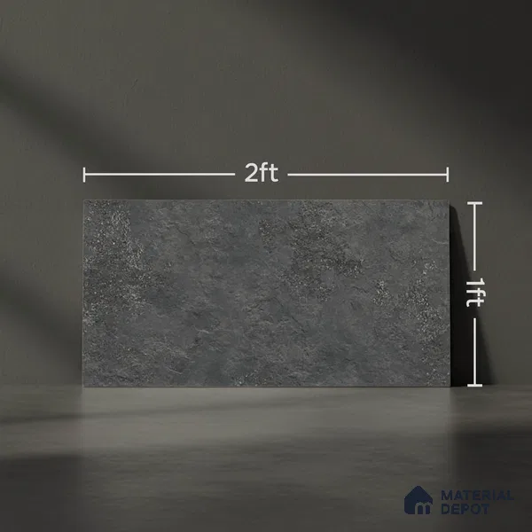 Stone Look TL 10356 B Anti Skid Tile Floor Tile 2 ft x 1 ft Vitrified Matte Finish - 12 mm
