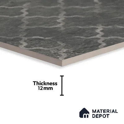 Stone Look TL 10356 D Anti Skid Tile Floor Tile 1 ft x 1 ft Vitrified Matte Finish - 12 mm
