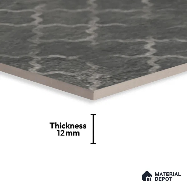 Stone Look TL 10356 D Anti Skid Tile Floor Tile 1 ft x 1 ft Vitrified Matte Finish - 12 mm