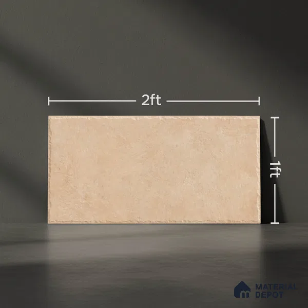 Stone Look TL 10359 B Anti Skid Tile Floor Tile 2 ft x 1 ft Vitrified Matte Finish - 12 mm