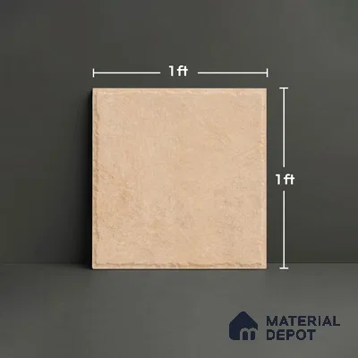 Stone Look TL 10359 C Anti Skid Tile Floor Tile 1 ft x 1 ft Vitrified Matte Finish - 12 mm