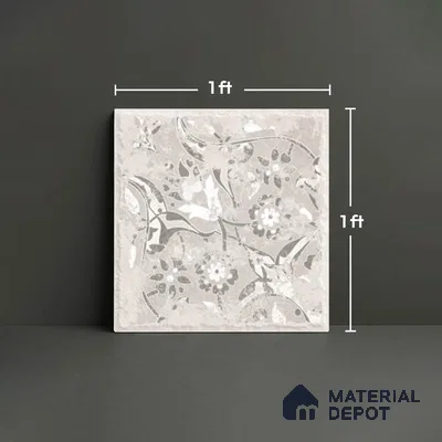Stone Look TL 10359 H Anti Skid Tile Floor Tile 1 ft x 1 ft Vitrified Matte Finish - 12 mm