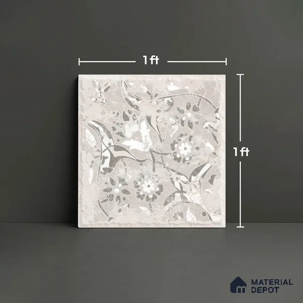 Stone Look TL 10359 H Anti Skid Tile Floor Tile 1 ft x 1 ft Vitrified Matte Finish - 12 mm