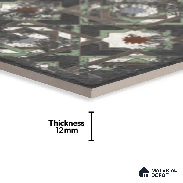 Stone Look TL 10359 L Anti Skid Tile Floor Tile 1 ft x 1 ft Vitrified Matte Finish - 12 mm