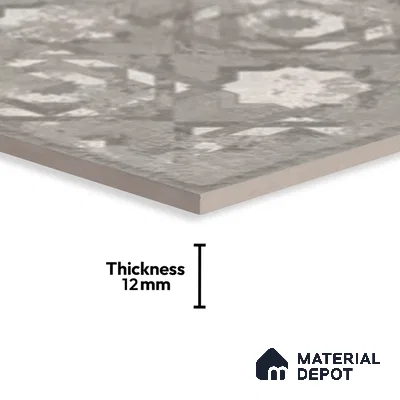 Stone Look TL 10359 P Anti Skid Tile Floor Tile 1 ft x 1 ft Vitrified Matte Finish - 12 mm