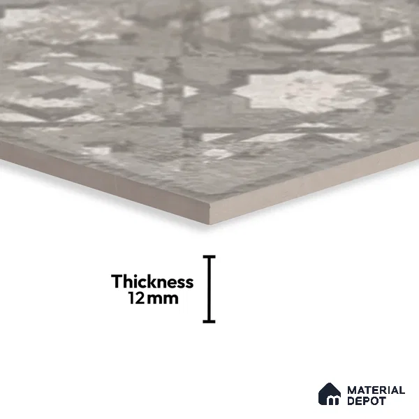 Stone Look TL 10359 P Anti Skid Tile Floor Tile 1 ft x 1 ft Vitrified Matte Finish - 12 mm