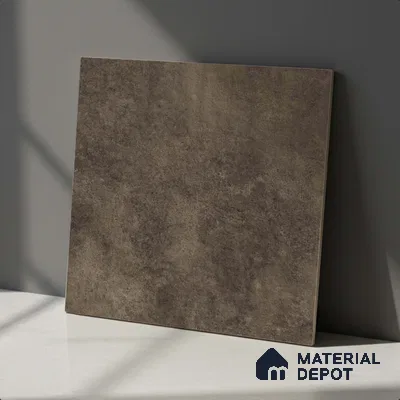 Stone Floor Tile TL 10371 E Enrich Choco 2 ft x 2 ft Matte Finish Anti Skid Vitrified Tile - 12 mm  | Suitable for Balcony, Terrace & Coutyard