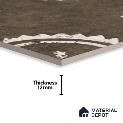 Stone Look TL 10371 H Anti Skid Tile Floor Tile 1 ft x 1 ft Vitrified Matte Finish - 12 mm
