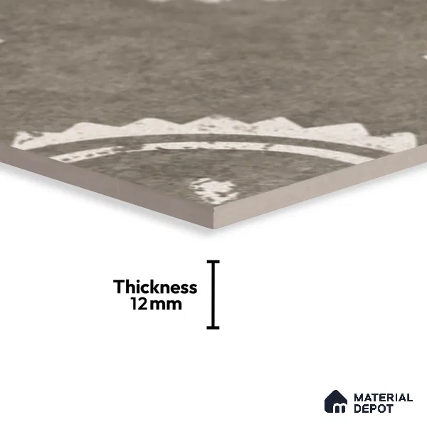 Stone Look TL 10371 L Anti Skid Tile Floor Tile 1 ft x 1 ft Vitrified Matte Finish - 12 mm