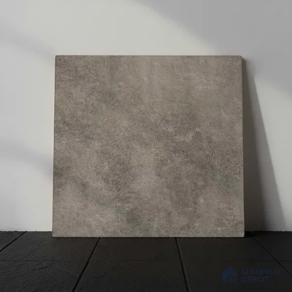 Stone Floor Tile TL 10371 M Enrich Gris 2 ft x 2 ft Matte Finish Anti Skid Vitrified Tile - 12 mm | Suitable for Balcony, Terrace & Coutyard