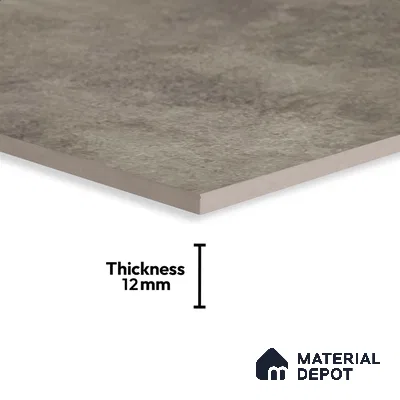 Stone Floor Tile TL 10371 M Enrich Gris 2 ft x 2 ft Matte Finish Anti Skid Vitrified Tile - 12 mm  | Suitable for Balcony, Terrace & Coutyard