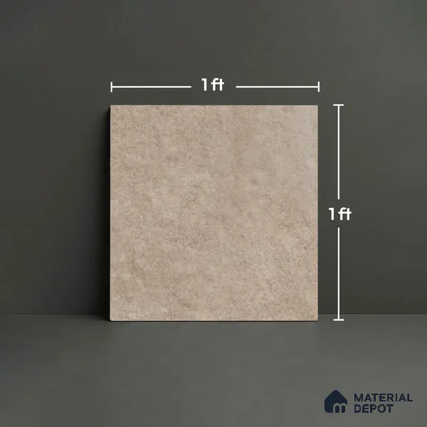 Stone Look TL 10371 O Anti Skid Tile Floor Tile 1 ft x 1 ft Vitrified Matte Finish - 12 mm