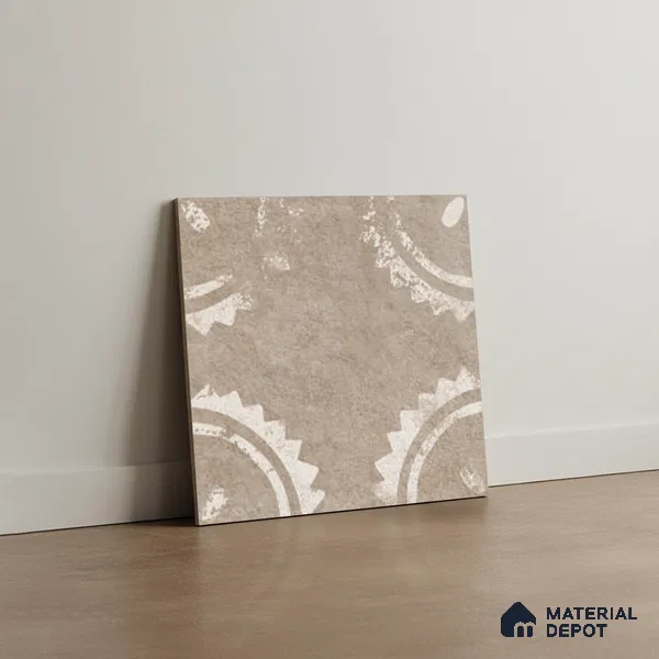 Stone Look TL 10371 P Anti Skid Tile Floor Tile 1 ft x 1 ft Vitrified Matte Finish - 12 mm