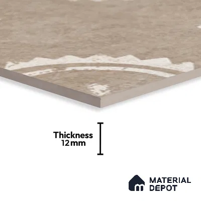 Stone Look TL 10371 P Anti Skid Tile Floor Tile 1 ft x 1 ft Vitrified Matte Finish - 12 mm