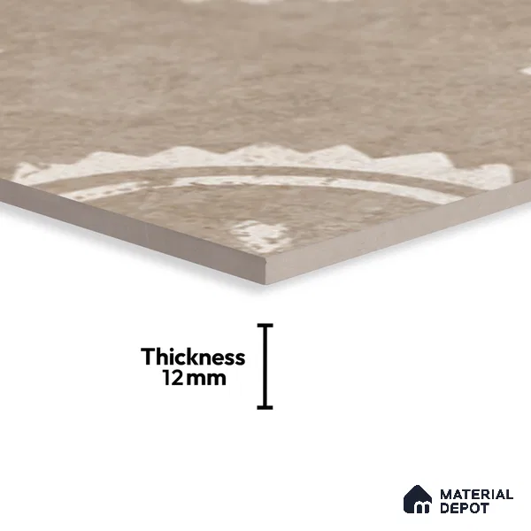 Stone Look TL 10371 P Anti Skid Tile Floor Tile 1 ft x 1 ft Vitrified Matte Finish - 12 mm
