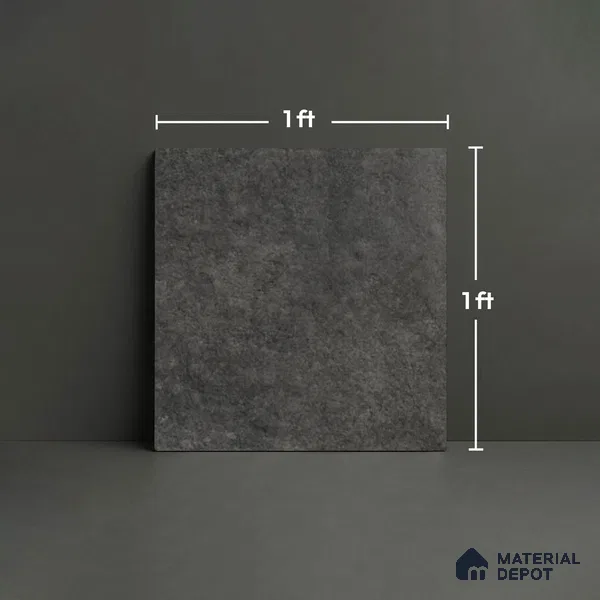 Stone Look TL 10371 S Anti Skid Tile Floor Tile 1 ft x 1 ft Vitrified Matte Finish - 12 mm
