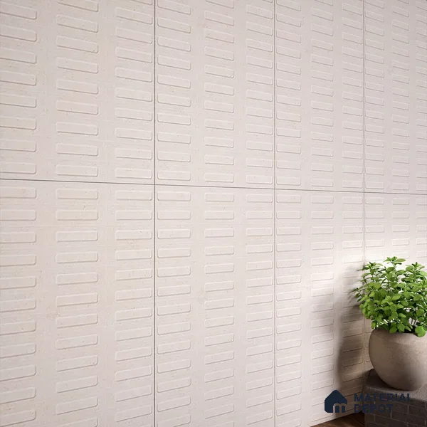 Highlighter Wall Tile TL 07640 B Ghost Sand Decor 5.24 ft x 2.6 ft Full Body Vitrified Matte Finish - 9 mm | 4 Random Design | Suitable For Living Room, Bedroom, Bathroom, Kitchen