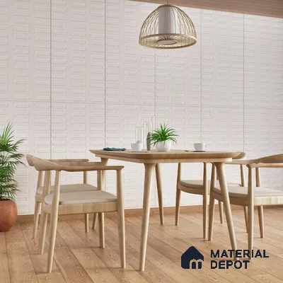 Highlighter Wall Tile TL 07640 B Ghost Sand Decor 5.24 ft x 2.6 ft Full Body Vitrified Matte Finish - 9 mm | 4 Random Design | Suitable For Living Room, Bedroom, Bathroom, Kitchen