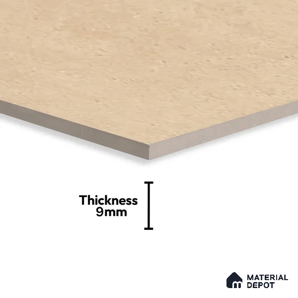 Plain Solids  Tile TL 07640 C Ghost Clay 5.24 ft x 2.6 ft Full Body Vitrified Matte Finish - 9 mm | 4 Random Design (Sample)