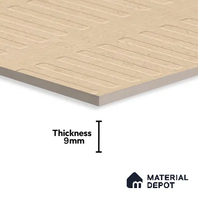 Highlighter Wall Tile TL 07640 D Ghost Clay Decor 5.24 ft x 2.6 ft Full Body Vitrified Matte Finish - 9 mm | 4 Random Design | Suitable For Living Room, Bedroom, Bathroom, Kitchen