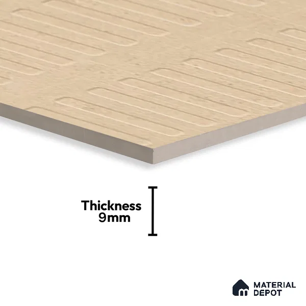 Highlighter Wall Tile TL 07640 D Ghost Clay Decor 5.24 ft x 2.6 ft Full Body Vitrified Matte Finish - 9 mm | 4 Random Design | Suitable For Living Room, Bedroom, Bathroom, Kitchen