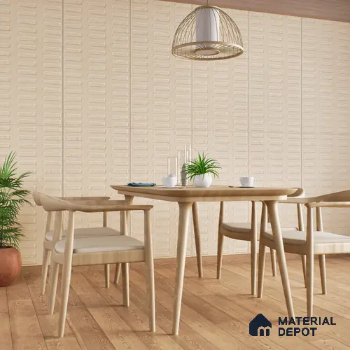 Highlighter Wall Tile TL 07640 D Ghost Clay Decor 5.24 ft x 2.6 ft Full Body Vitrified Matte Finish - 9 mm | 4 Random Design | Suitable For Living Room, Bedroom, Bathroom, Kitchen