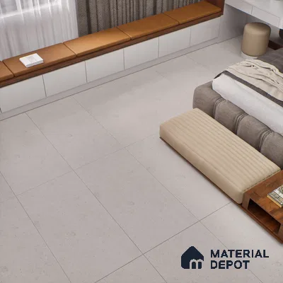 Cement Tile TL 07640 E Ghost Ash 5.24 ft x 2.6 ft Full Body Vitrified Matte Finish - 9 mm | 4 Random Design