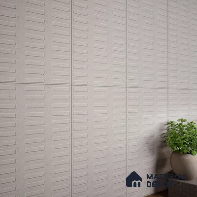 Highlighter Wall Tile TL 07640 F Ghost Ash Decor 5.24 ft x 2.6 ft Full Body Vitrified Matte Finish - 9 mm | 4 Random Design | Suitable For Living Room, Bedroom, Bathroom, Kitchen