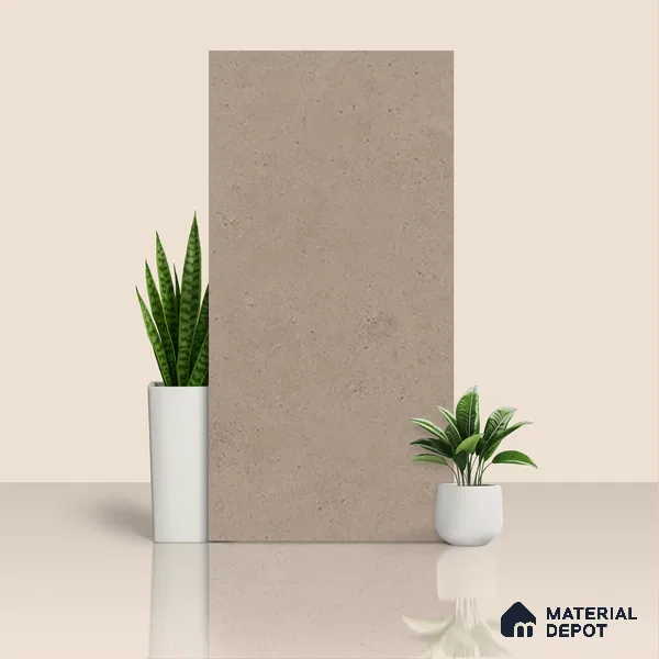 Stone Tile TL 07640 G Ghost Mud 5.24 ft x 2.6 ft Full Body Vitrified Matte Finish - 9 mm | 4 Random Design