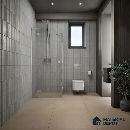 Stone Tile TL 07640 G Ghost Mud 5.24 ft x 2.6 ft Full Body Vitrified Matte Finish - 9 mm | 4 Random Design