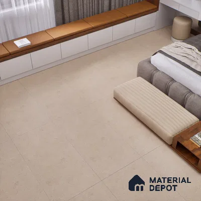 Stone Tile TL 07640 G Ghost Mud 5.24 ft x 2.6 ft Full Body Vitrified Matte Finish - 9 mm | 4 Random Design