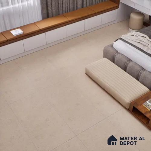 Stone Tile TL 07640 G Ghost Mud 5.24 ft x 2.6 ft Full Body Vitrified Matte Finish - 9 mm | 4 Random Design