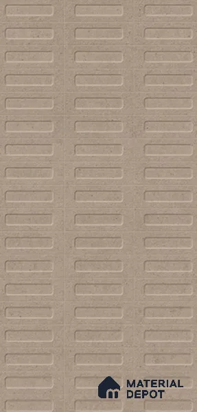 Highlighter Wall Tile TL 07640 H Ghost Mud Decor 5.24 ft x 2.6 ft Full Body Vitrified Matte Finish - 9 mm | 4 Random Design | Suitable For Living Room, Bedroom, Bathroom, Kitchen