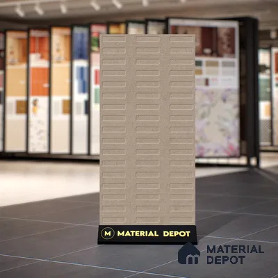 Highlighter Wall Tile TL 07640 H Ghost Mud Decor 5.24 ft x 2.6 ft Full Body Vitrified Matte Finish - 9 mm | 4 Random Design | Suitable For Living Room, Bedroom, Bathroom, Kitchen