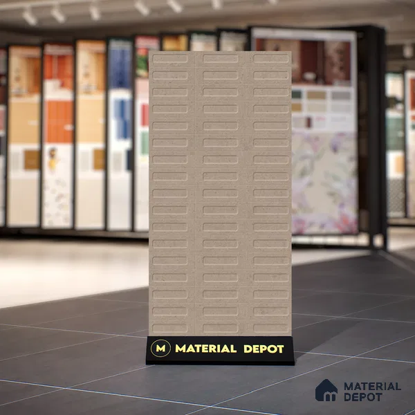 Highlighter Wall Tile TL 07640 H Ghost Mud Decor 5.24 ft x 2.6 ft Full Body Vitrified Matte Finish - 9 mm | 4 Random Design | Suitable For Living Room, Bedroom, Bathroom, Kitchen