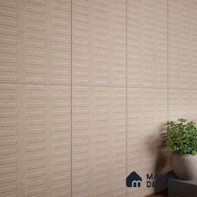 Highlighter Wall Tile TL 07640 H Ghost Mud Decor 5.24 ft x 2.6 ft Full Body Vitrified Matte Finish - 9 mm | 4 Random Design | Suitable For Living Room, Bedroom, Bathroom, Kitchen
